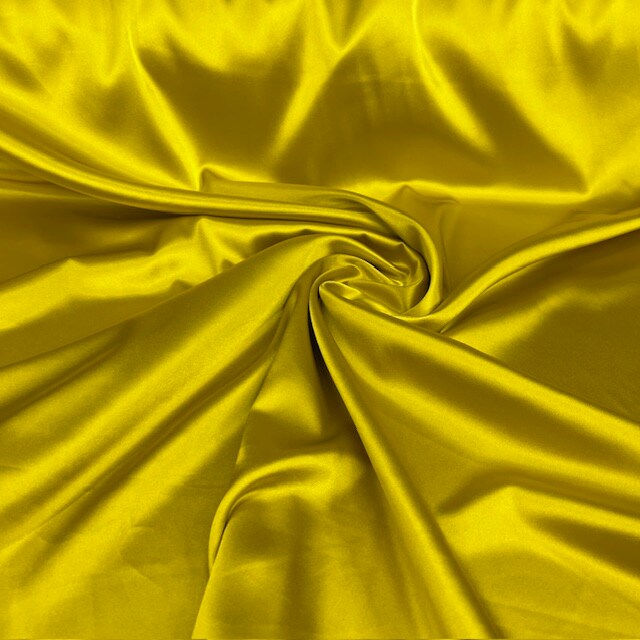 1 Yard 60” Stretch Charmeuse Satin Fabric – 195 GSM, Silky 2 Way Stretch for Bridal, Evening Dresses &amp; Event Décor (97% Polyester, 3% Spandex)