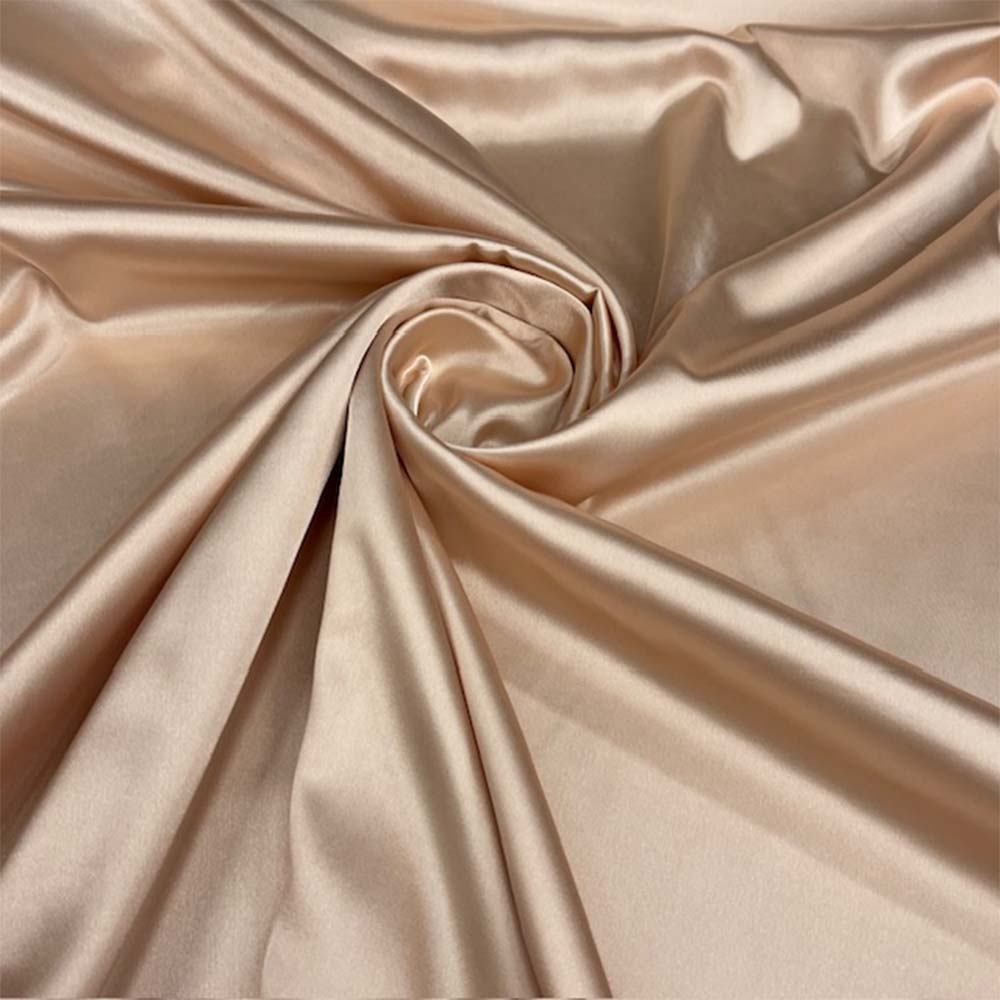 1 Yard Premium 250 GSM Bridal Stretch Satin Fabric Glossy Soft Material for Gowns 60 Inch Width 100% Polyester