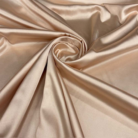 1 Yard Premium 250 GSM Bridal Stretch Satin Fabric Glossy Soft Material for Gowns 60 Inch Width 100% Polyester