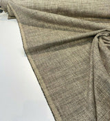P Kaufmann Tact Chenille Upholstery Fabric - Graphite Herringbone, 56" Width (1 Yard)