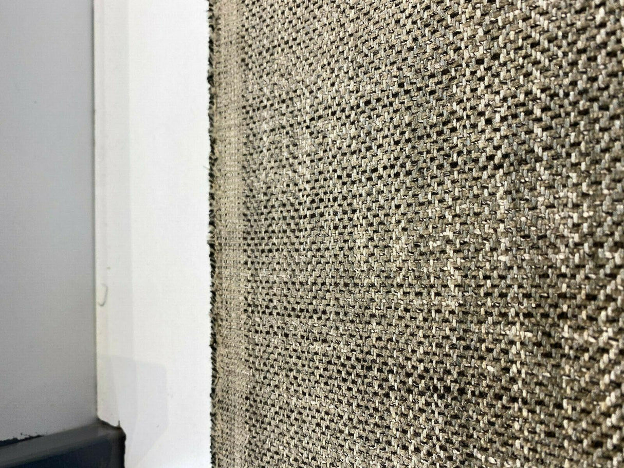P Kaufmann Tact Chenille Upholstery Fabric - Graphite Herringbone, 56" Width (1 Yard)