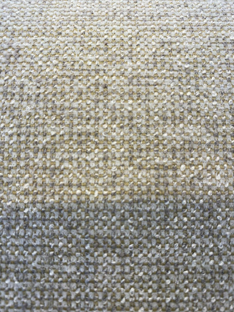 Borealis Stitch Natural Chenille Fabric - Natural With Hints Of Antique Gold And Gray, 54" Width (1 Yard)