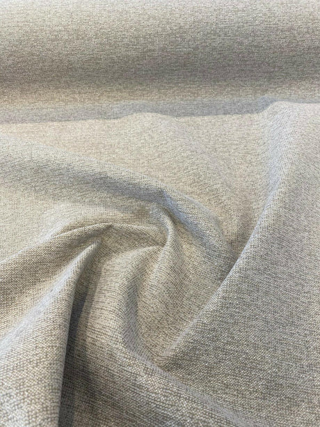 Borealis Stitch Natural Chenille Fabric - Natural With Hints Of Antique Gold And Gray, 54" Width (1 Yard)