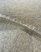 Borealis Stitch Natural Chenille Fabric - Natural With Hints Of Antique Gold And Gray, 54" Width (1 Yard)