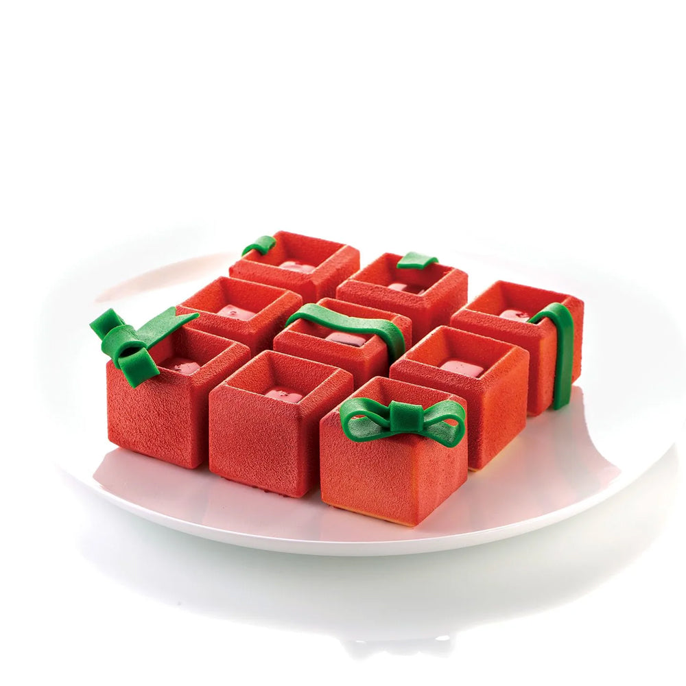 Silikomart MOSAICO Silicone Baking & Freezing Mold, 3.6 oz., 9 Cavities