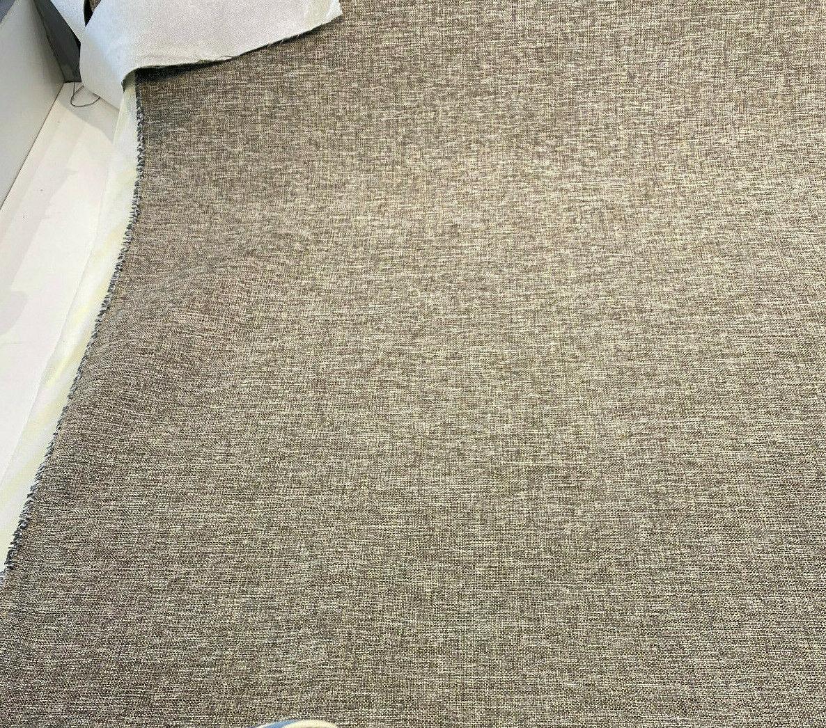 Meridian Innovation Gray Performance Woven Fabric - Gray Silver Brown Textured, Indoor Upholstery, 52% Acrylic 46% Polyester 2% Latex (1 Yard)