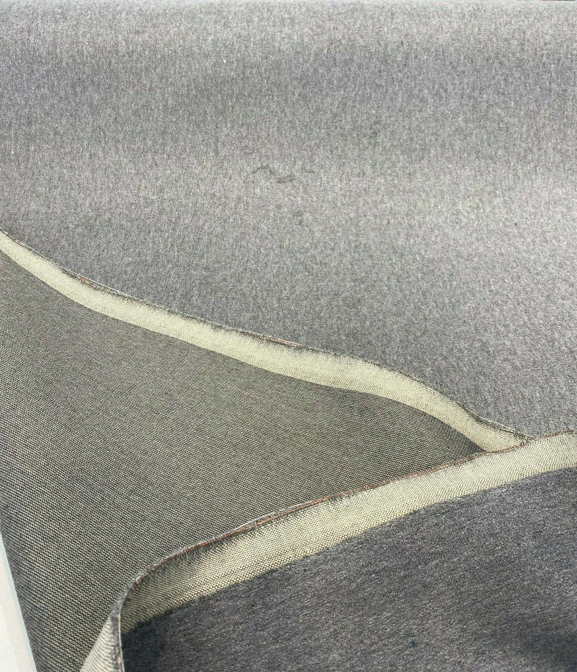 Perennials Plushy Gris Gray Solution-Dyed Acrylic Velvet Fabric - Gris Gray, Outdoor Upholstery, 54" Width (1 Yard)