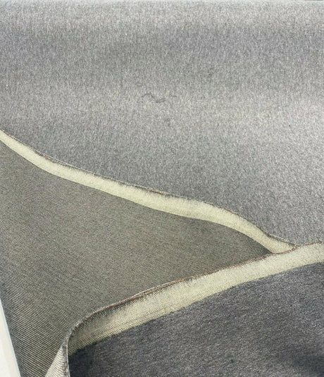 Perennials Plushy Gris Gray Solution-Dyed Acrylic Velvet Fabric - Gris Gray, Outdoor Upholstery, 54" Width (1 Yard)