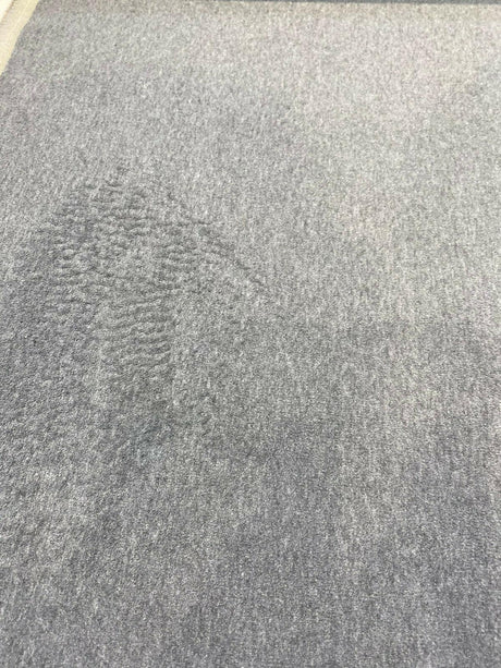 Perennials Plushy Gris Gray Solution-Dyed Acrylic Velvet Fabric - Gris Gray, Outdoor Upholstery, 54" Width (1 Yard)