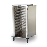 Lakeside LA5620 Elite Stainless Steel Tray Delivery Cart - 20 Tray Cap.