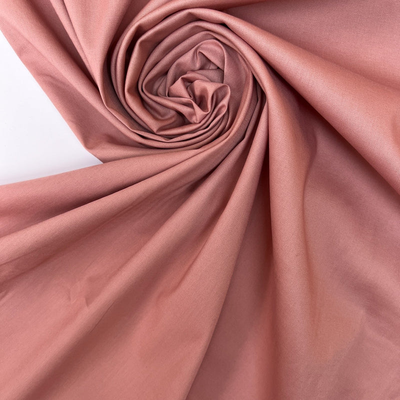 Pink Viscose Elastane Woven