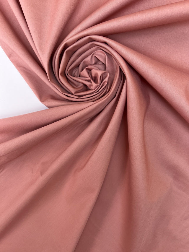 Pink Viscose Elastane Woven