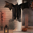 50" Animated Hanging Winged Grim Reaper with LED Eyes Halloween Decoration