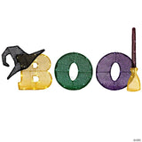 50" LED Lighted Tinsel 'Boo' Outdoor Halloween Decoration