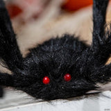 50" Poseable Hairy Spider Halloween Decoration