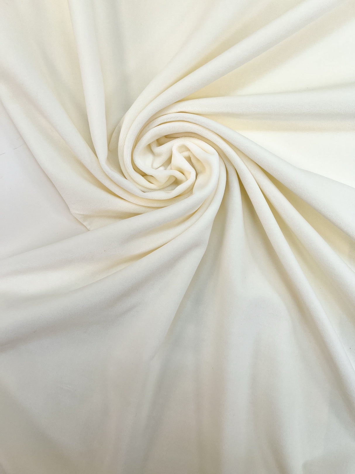 Viscose Cotton Pile Fabric White