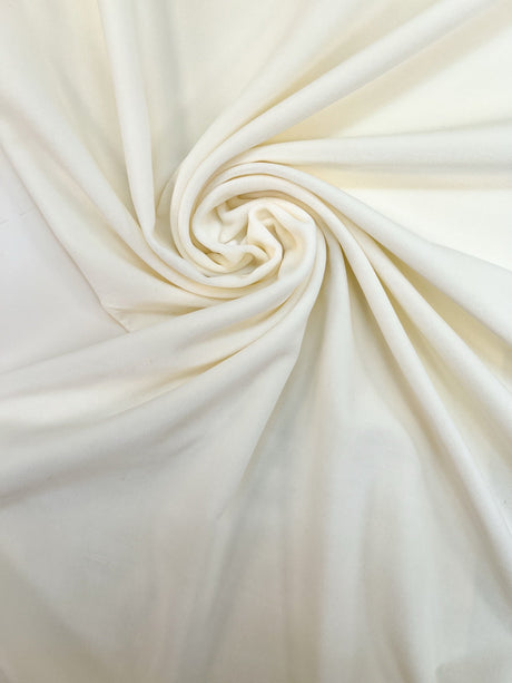Viscose Cotton Pile Fabric White