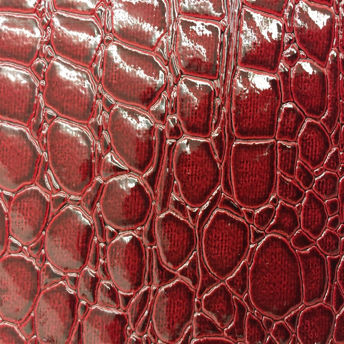 Faux Crocodile Vinyl Fabric - Crocodile Embossed, 54" Width (1 Yard)