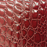 Faux Crocodile Vinyl Fabric - Crocodile Embossed, 54" Width (1 Yard)