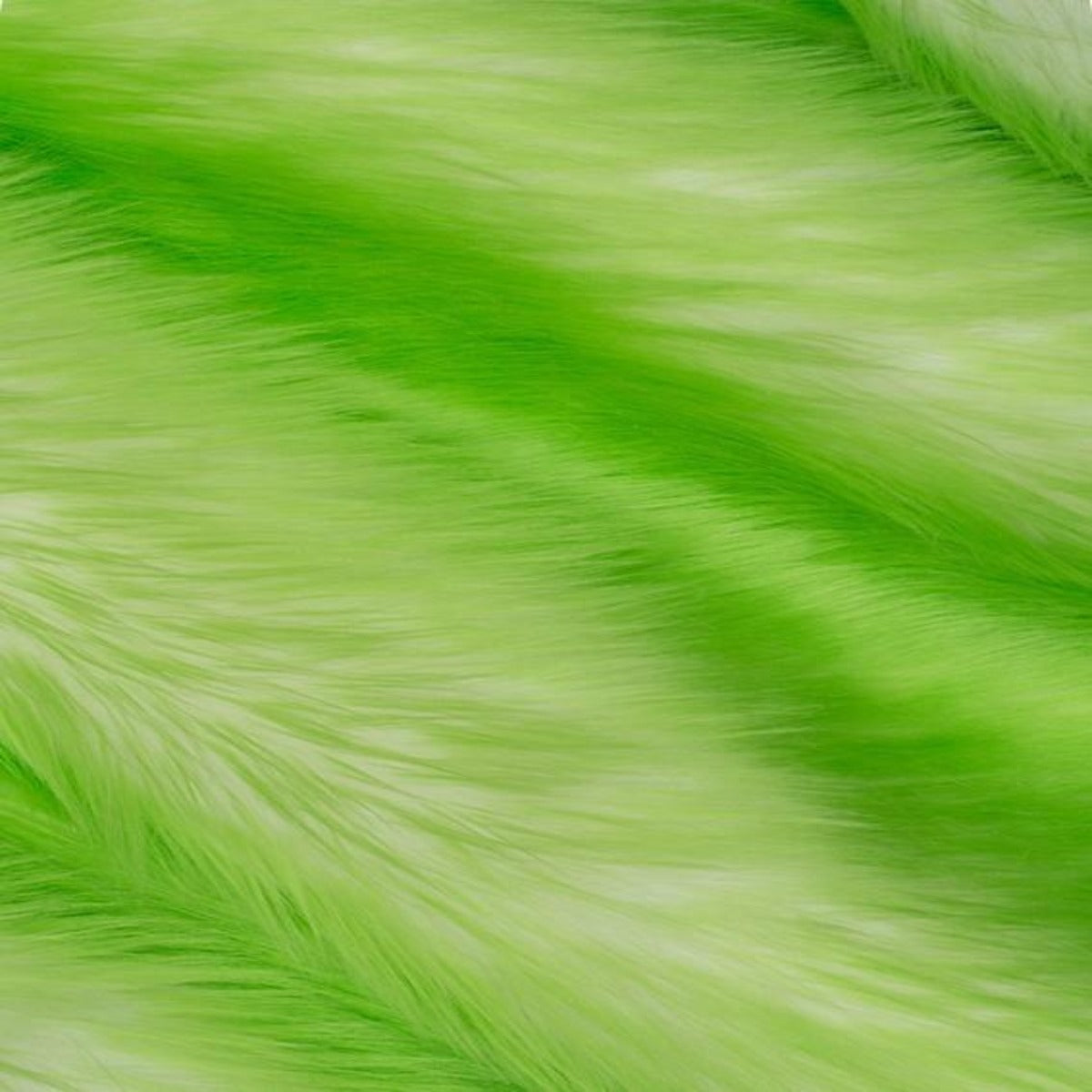 Snow Luxury Two Tone Shaggy Faux Fur Fabric - Acrylic Polyester Faux Fur Fabric, Two Tone Shaggy, 60" Width (1 Yard)