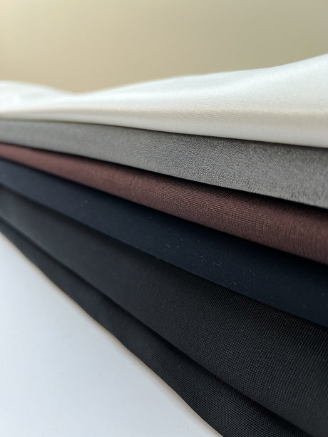 Viscose Knit Stretch Gray Brown