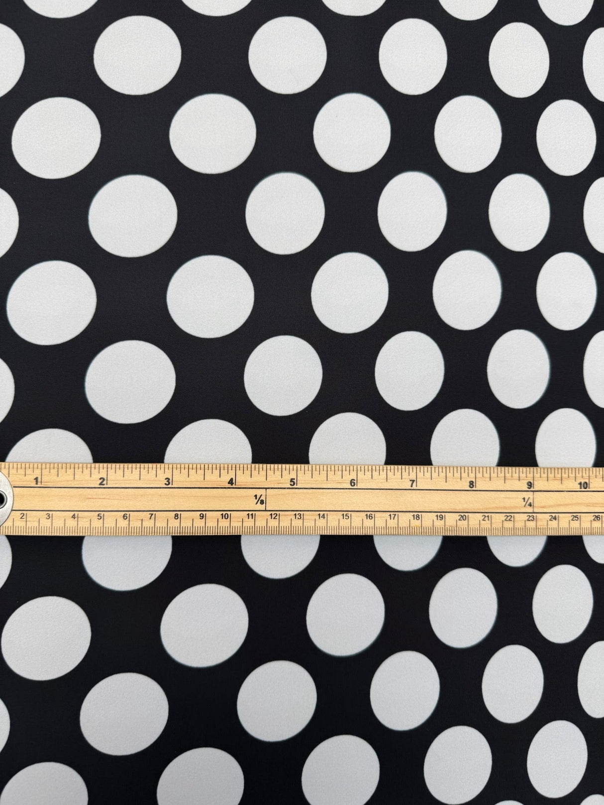 Polyamide Crepe Geometric Black White