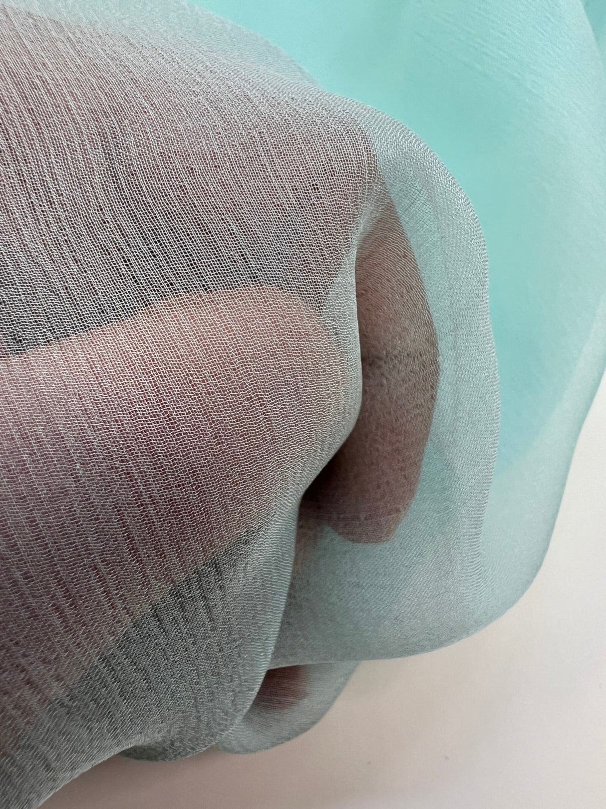 Silk Chiffon Fabric Green