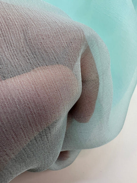 Silk Chiffon Fabric Green