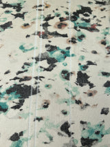 Cotton Knit Printed Brown Beige