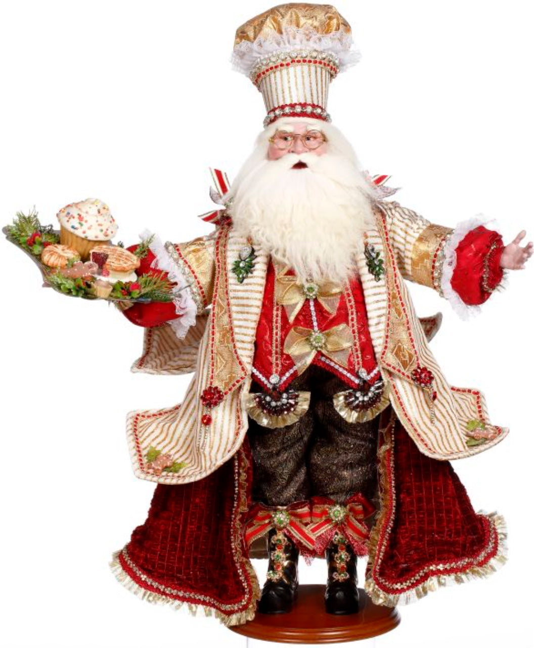 26" Tasty Cuisine Santa - Mark Roberts