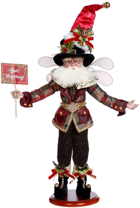 21" Bah Humbug Fairy On Base - Mark Roberts