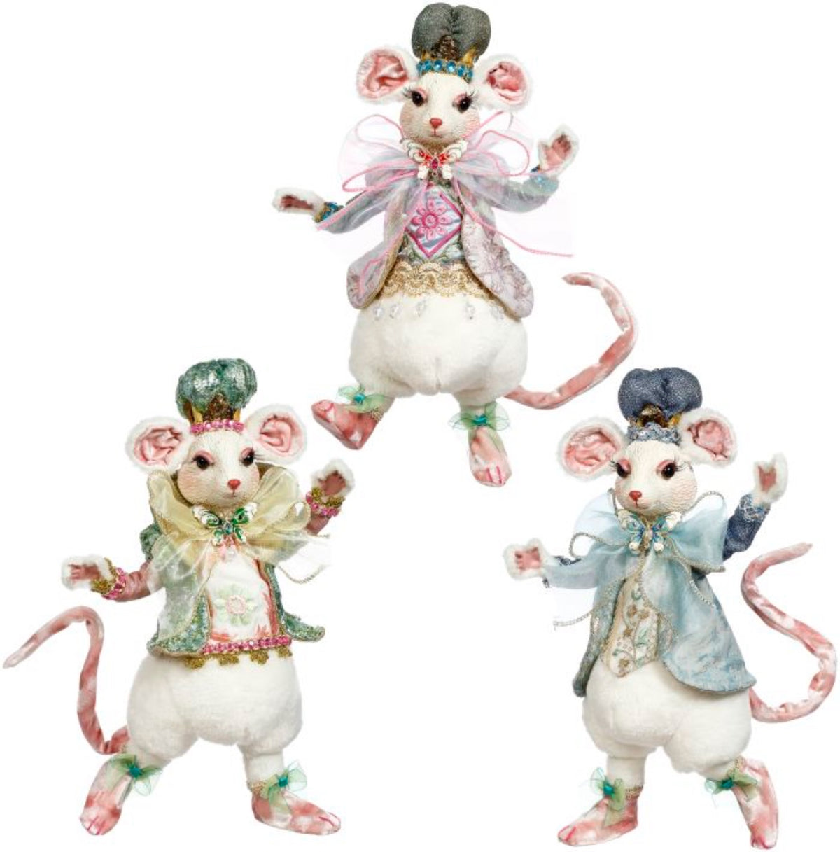 12" Royal Palace Mice, Set of 3 - Mark Roberts