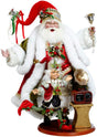 23" Santa and Elf Playing Records - Mark Roberts