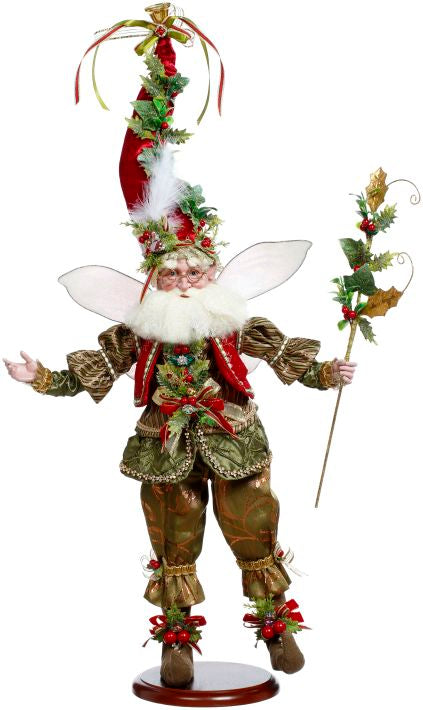 22.5" Holly and Ivy Fairy on Base - Mark Roberts