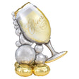 Foil Balloon Bubbly Wine Glass AirLoonz
