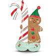 Gingerbread Man AirLoonz Foil Balloon