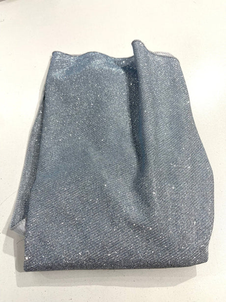 Glitter Shimmer Fabric Tablecloth - Full Covered, 51" Round, Multiple Colors (1 Piece)
