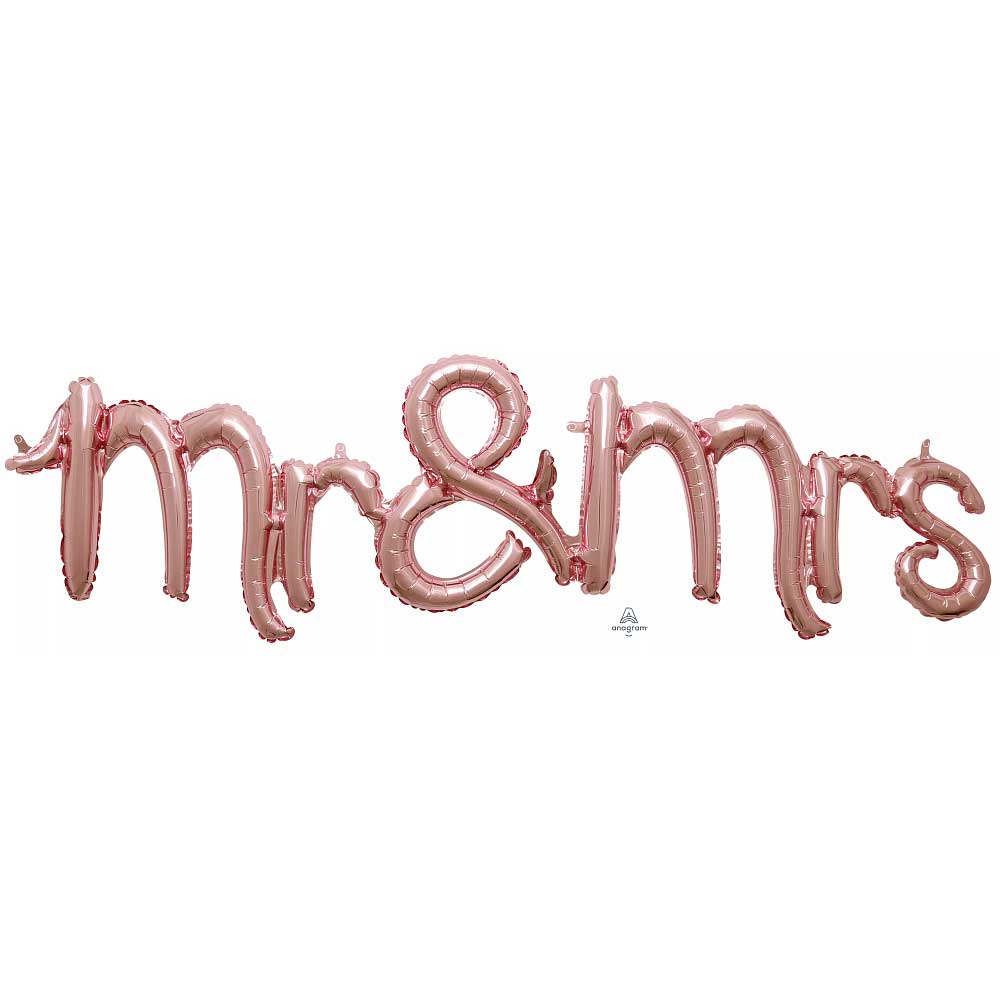 Foil Balloon Mr & Mrs Wedding