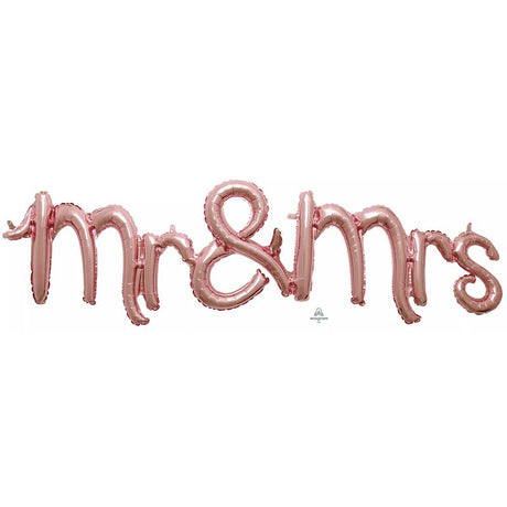 Foil Balloon Mr & Mrs Wedding