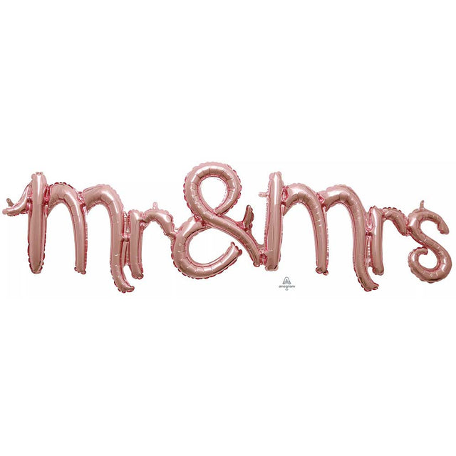 Foil Balloon Mr & Mrs Wedding