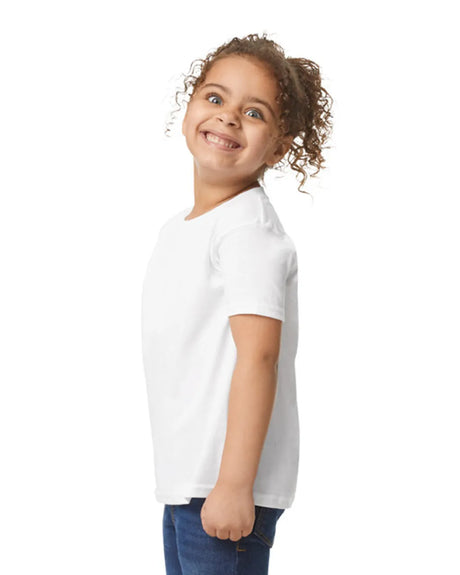 Gildan 5100P Toddler Heavy Cotton Fabric - White, Short Sleeve, Classic Fit (1 Piece)