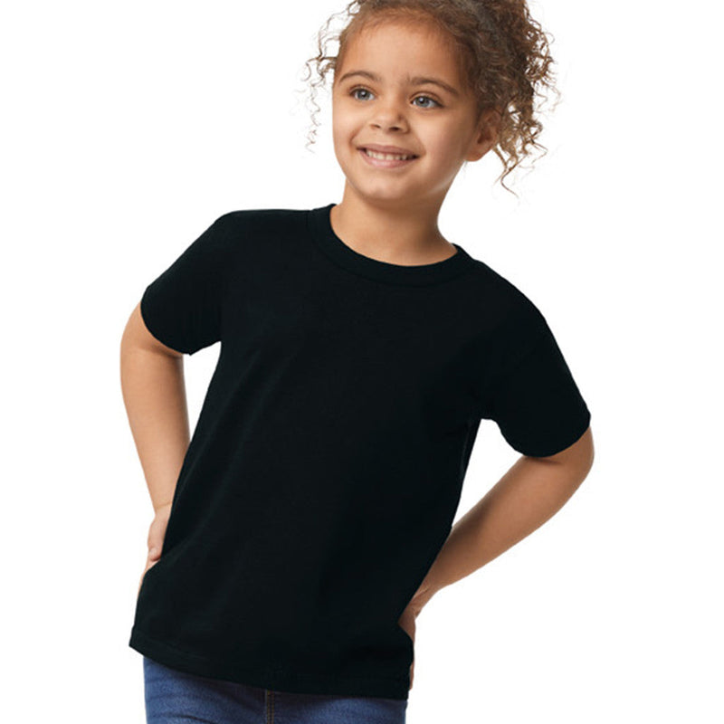 Gildan 5100P Toddler Heavy Cotton Fabric - Black, Short Sleeve, Classic Fit (1 Piece)