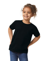 Gildan 5100P Toddler Heavy Cotton Fabric - Black, Short Sleeve, Classic Fit (1 Piece)