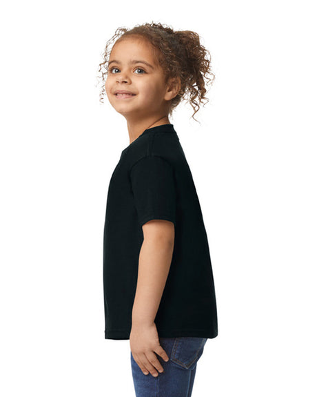 Gildan 5100P Toddler Heavy Cotton Fabric - Black, Short Sleeve, Classic Fit (1 Piece)
