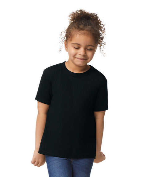 Gildan 5100P Toddler Heavy Cotton Fabric - Black, Short Sleeve, Classic Fit (1 Piece)