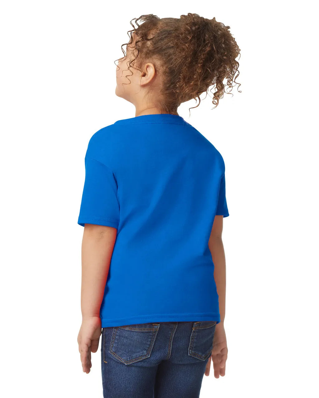 Gildan 5100P Toddler Heavy Cotton T-Shirt Fabric - Royal, Short Sleeve, Classic Fit (1 Unit)