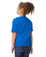 Gildan 5100P Toddler Heavy Cotton T-Shirt Fabric - Royal, Short Sleeve, Classic Fit (1 Unit)
