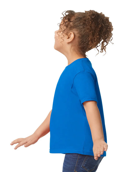 Gildan 5100P Toddler Heavy Cotton T-Shirt Fabric - Royal, Short Sleeve, Classic Fit (1 Unit)