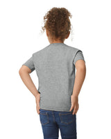 Gildan 5100P Toddler Heavy Cotton Fabric - Sport Grey, Short Sleeve, Classic Fit (1 Piece)