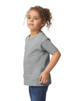 Gildan 5100P Toddler Heavy Cotton Fabric - Sport Grey, Short Sleeve, Classic Fit (1 Piece)